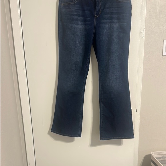 1822 Denim Flare Wide Leg Blue Jeans - Picture 7 of 7